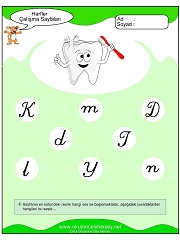 D Sesi Çalışma Sayfaları